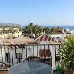 Playa Burriana, Tva Terasser, Havsutsikt, Pool Apartament Nerja