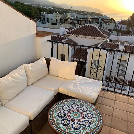 Playa Burriana, Tva Terasser, Havsutsikt, Pool Apartment *
