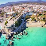 Playa Burriana, Tva Terasser, Havsutsikt, Pool Апартаменты