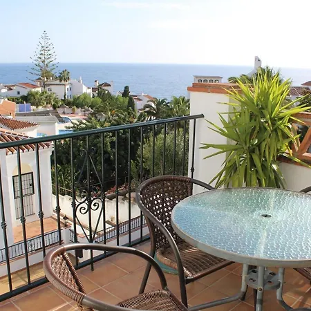Playa Burriana, Två Terasser, Havsutsikt, Pool * Nerja