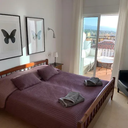 Playa Burriana, Tva Terasser, Havsutsikt, Pool Apartamento