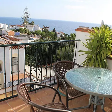 Playa Burriana, Tva Terasser, Havsutsikt, Pool Apartamento