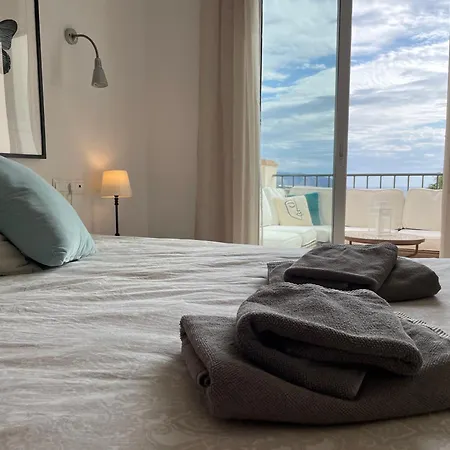 Playa Burriana, Två Terasser, Havsutsikt, Pool Nerja