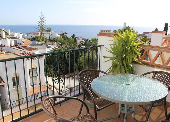 Playa Burriana, Tva Terasser, Havsutsikt, Pool * Nerja