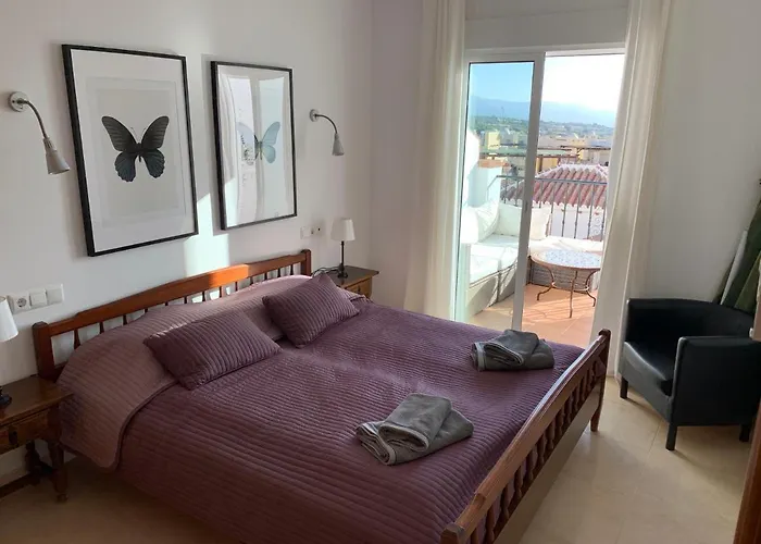 Playa Burriana, Tva Terasser, Havsutsikt, Pool Apartament