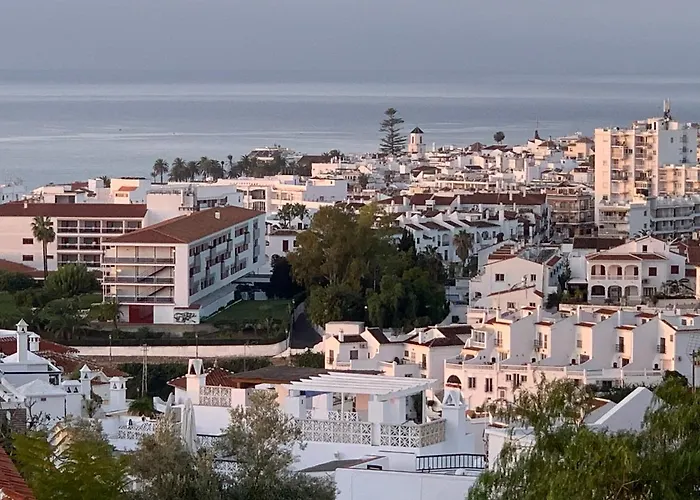 Playa Burriana, Tva Terasser, Havsutsikt, Pool Апартаменты Нерха