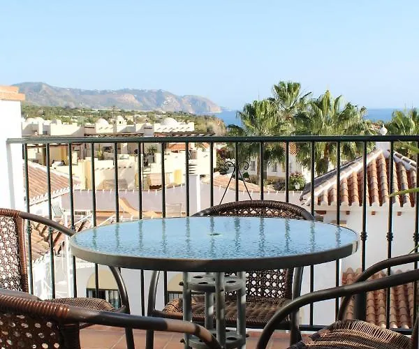 Playa Burriana, Tva Terasser, Havsutsikt, Pool Апартаменты *